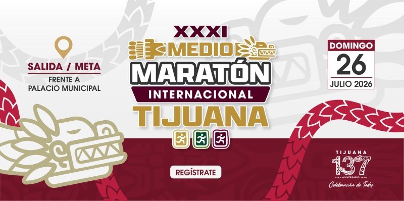 31 medio maraton internacional de tijuana 2026 - maraton de tijuana - registrarse al maraton de tijuana - tijuana