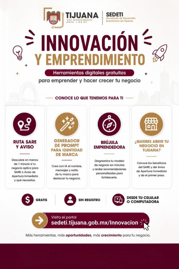 Portal gratuito para impulsar a los emprendedores y sus negocios en Tijuana - Luis Albasan